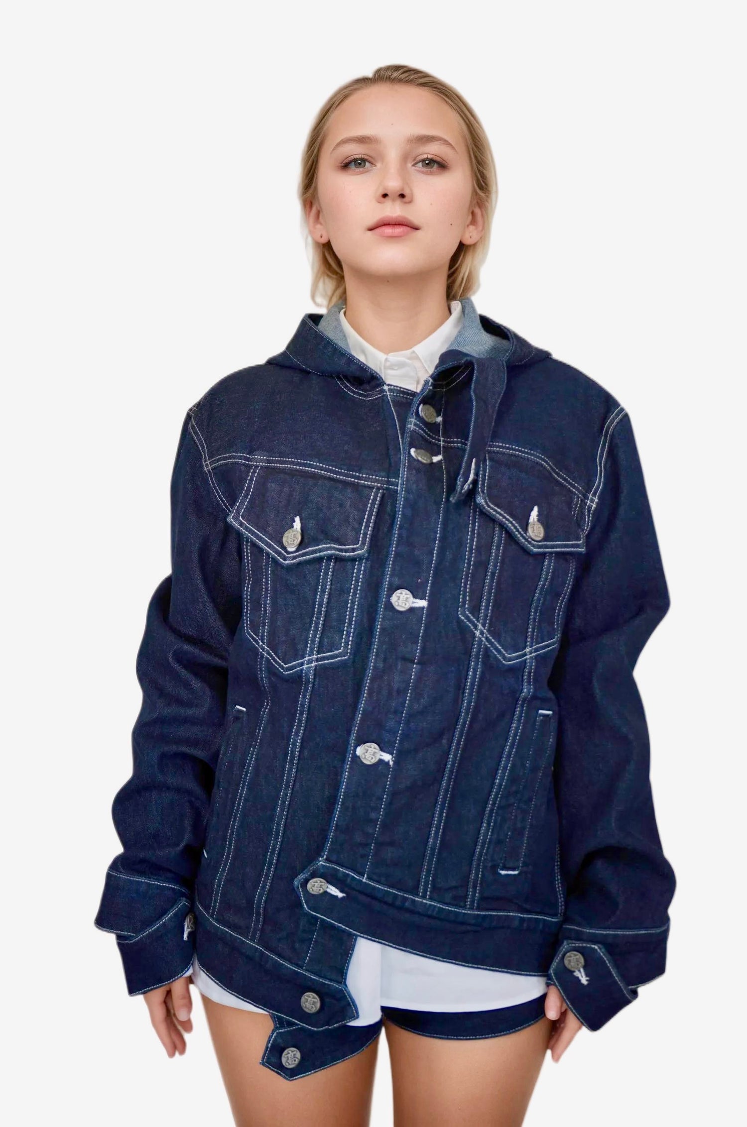 Hoodie Denim Jacket