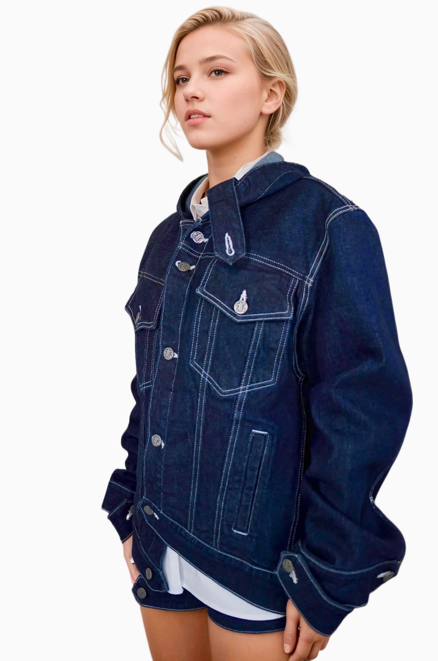 Hoodie Denim Jacket