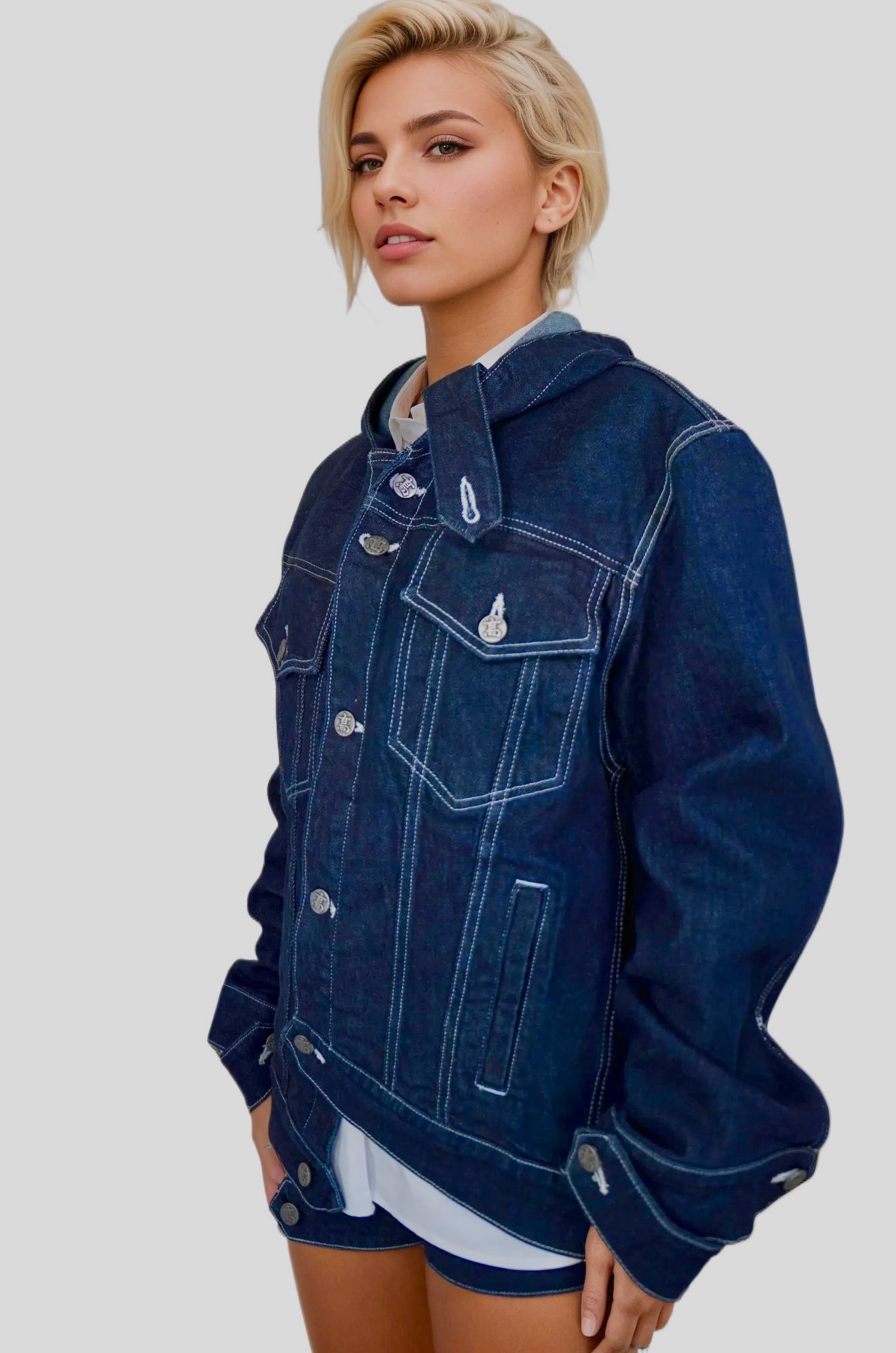 Hoodie Denim Jacket