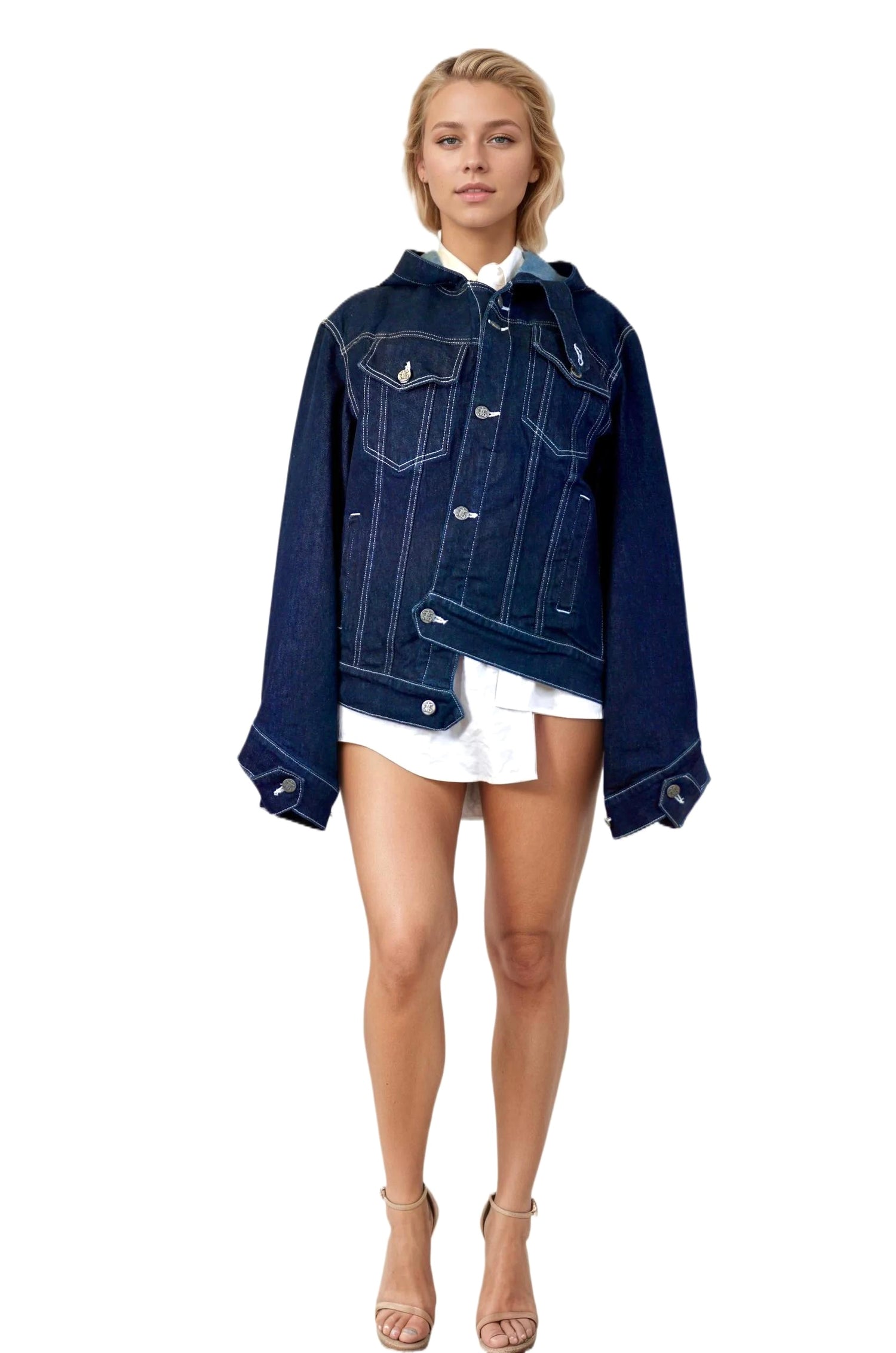 Hoodie Denim Jacket