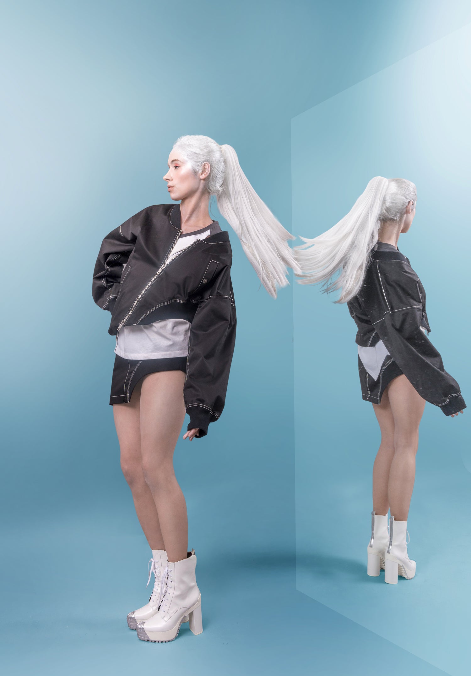 Waterfall Mini Skirt