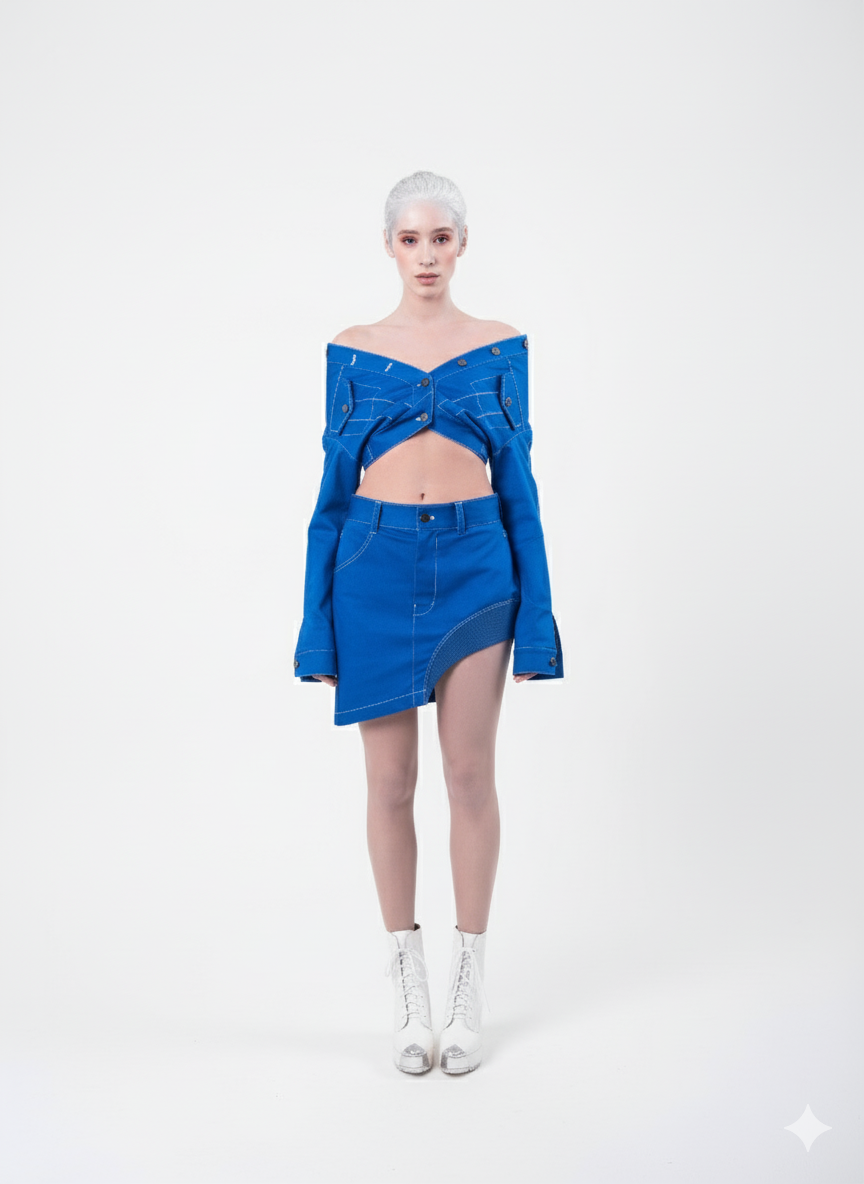 Waterfall Mini Skirt