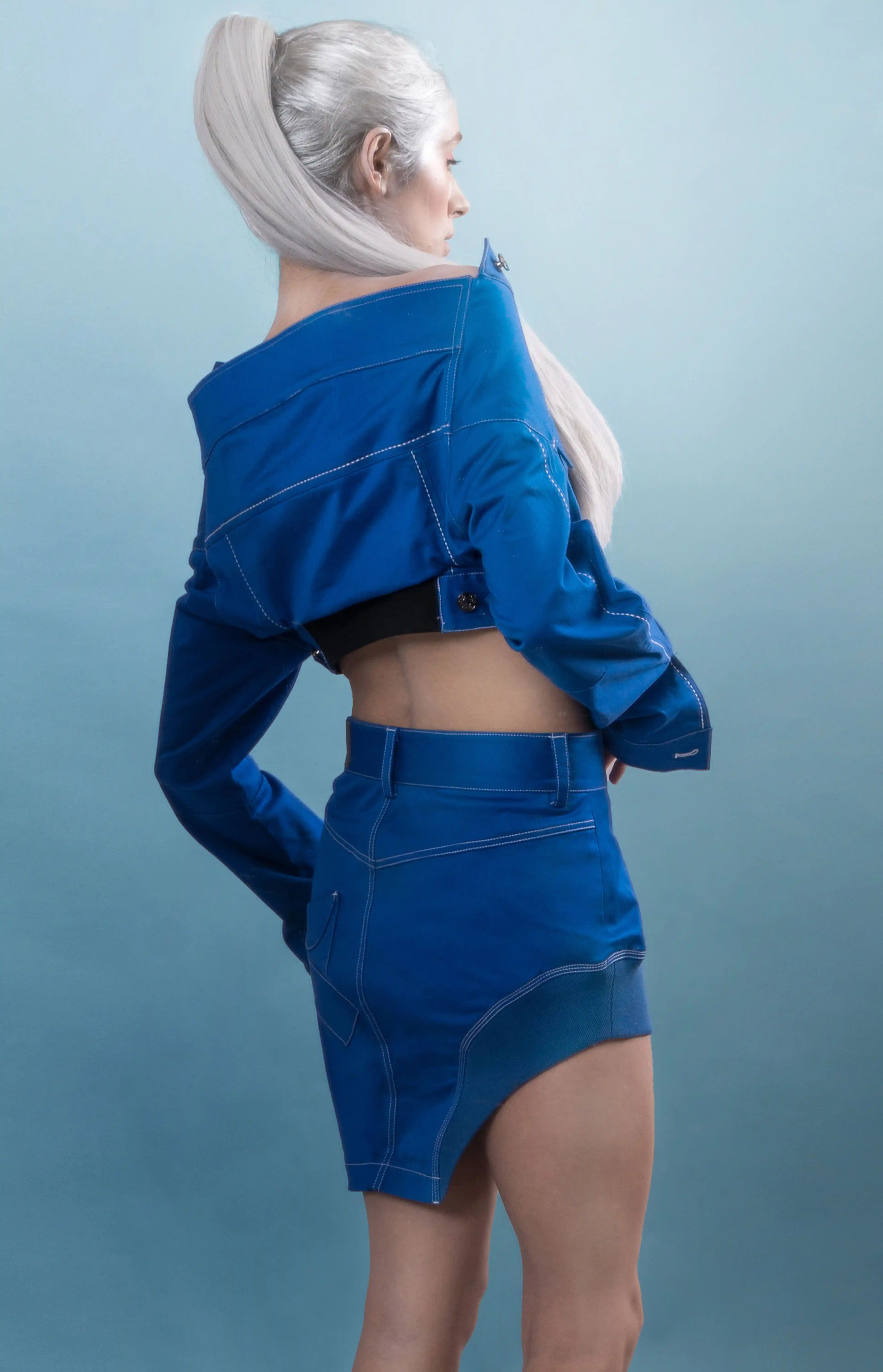 Waterfall Mini Skirt