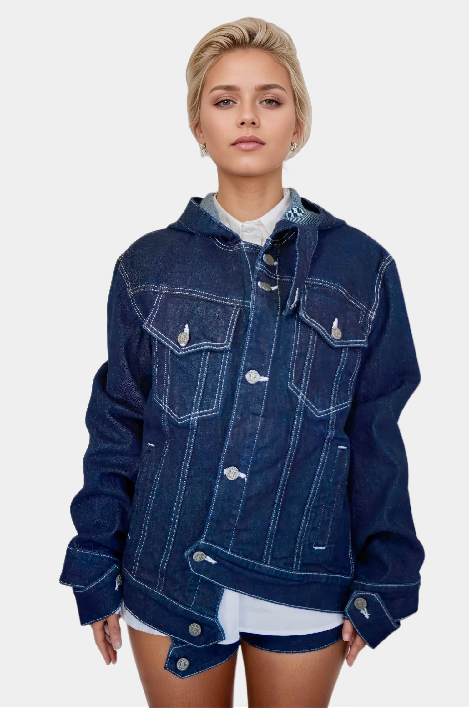 Hoodie Denim Jacket