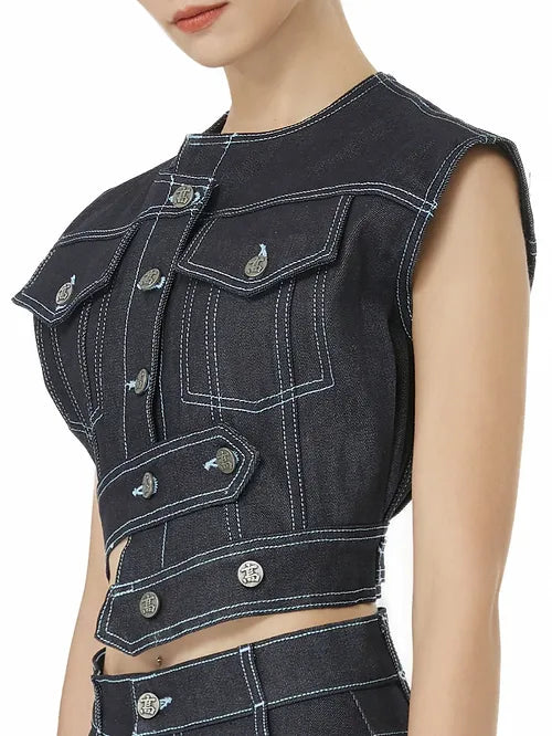 GAO Denim Vest