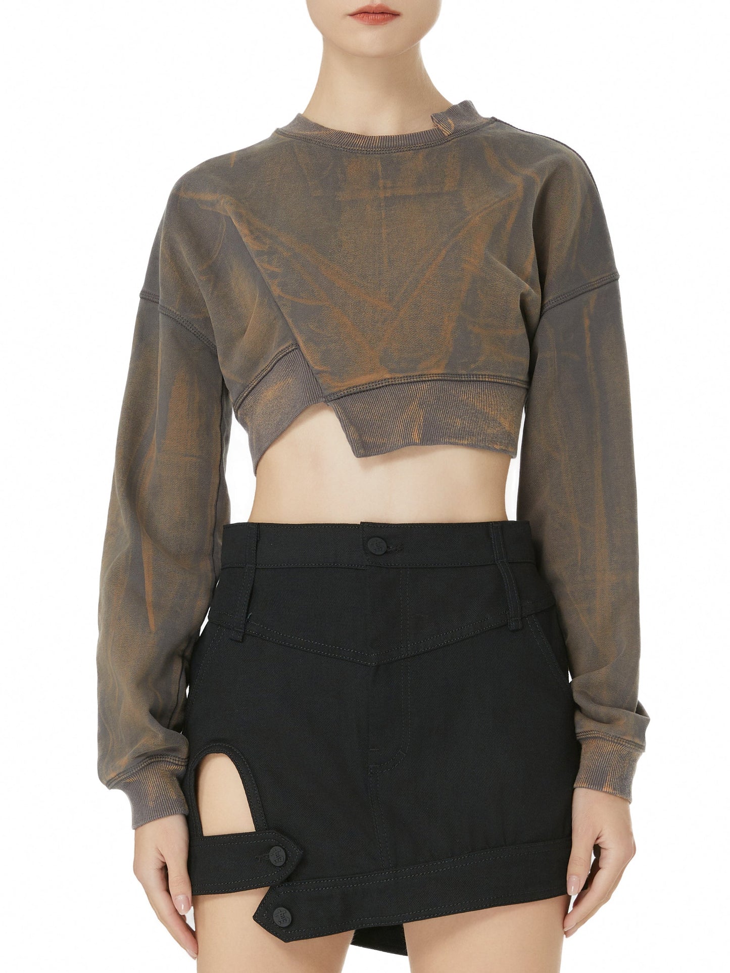 Acid Crop Sweatshirt