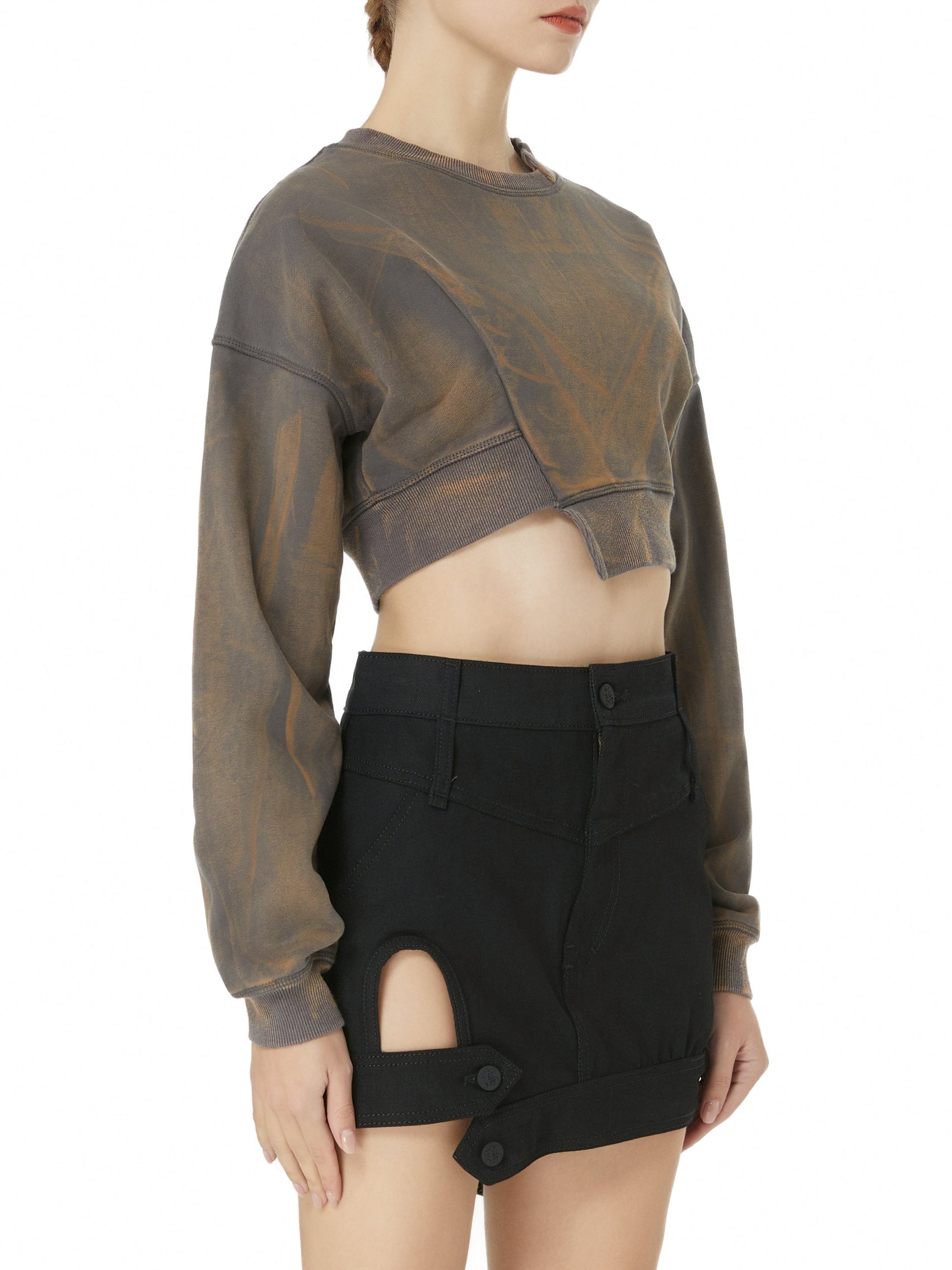 Acid Crop Sweatshirt