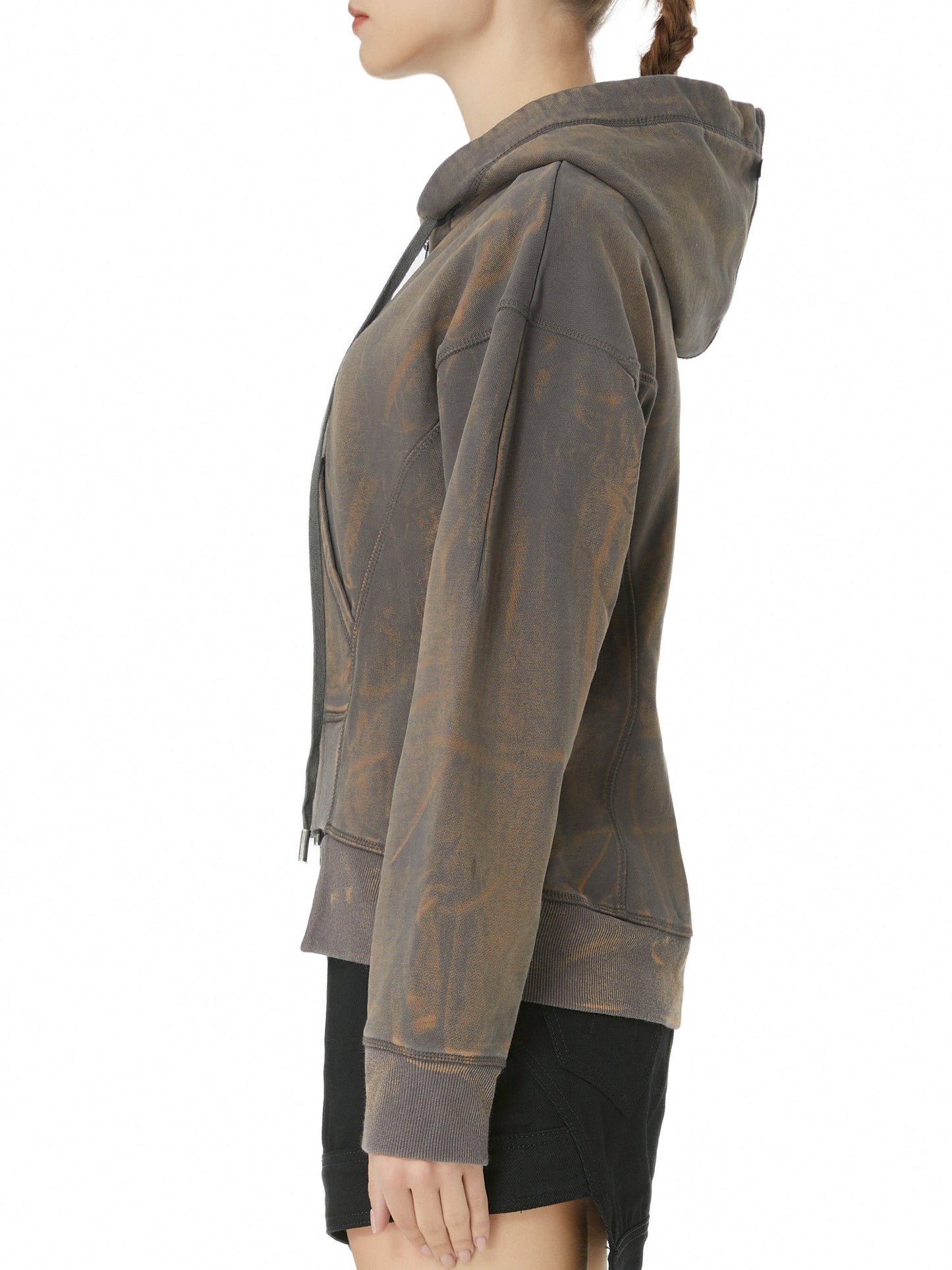 Acid Zip Hoodie Sweatshirt