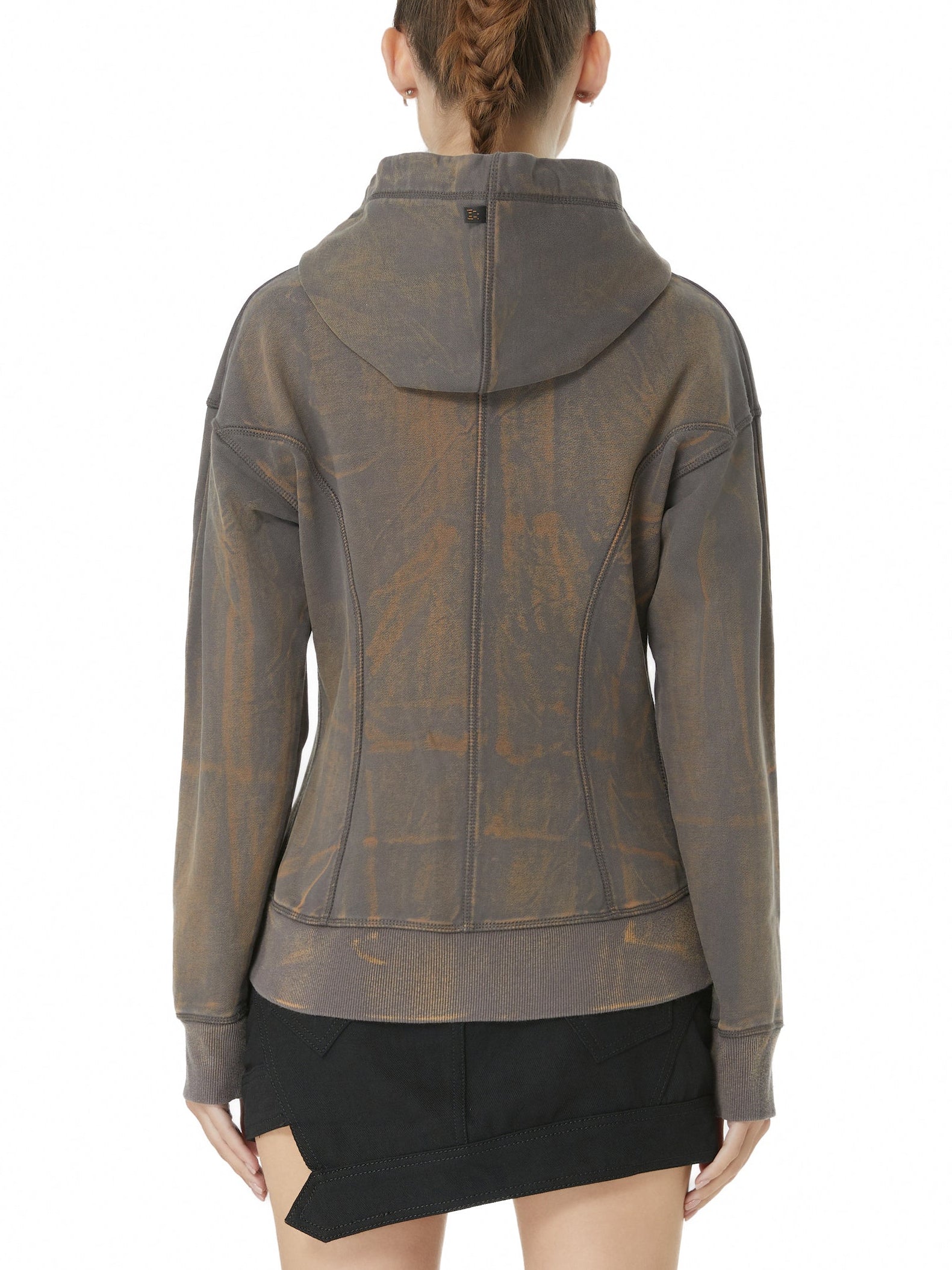 Acid Zip Hoodie Sweatshirt