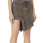 Acid Asymmetric Mini Skirt