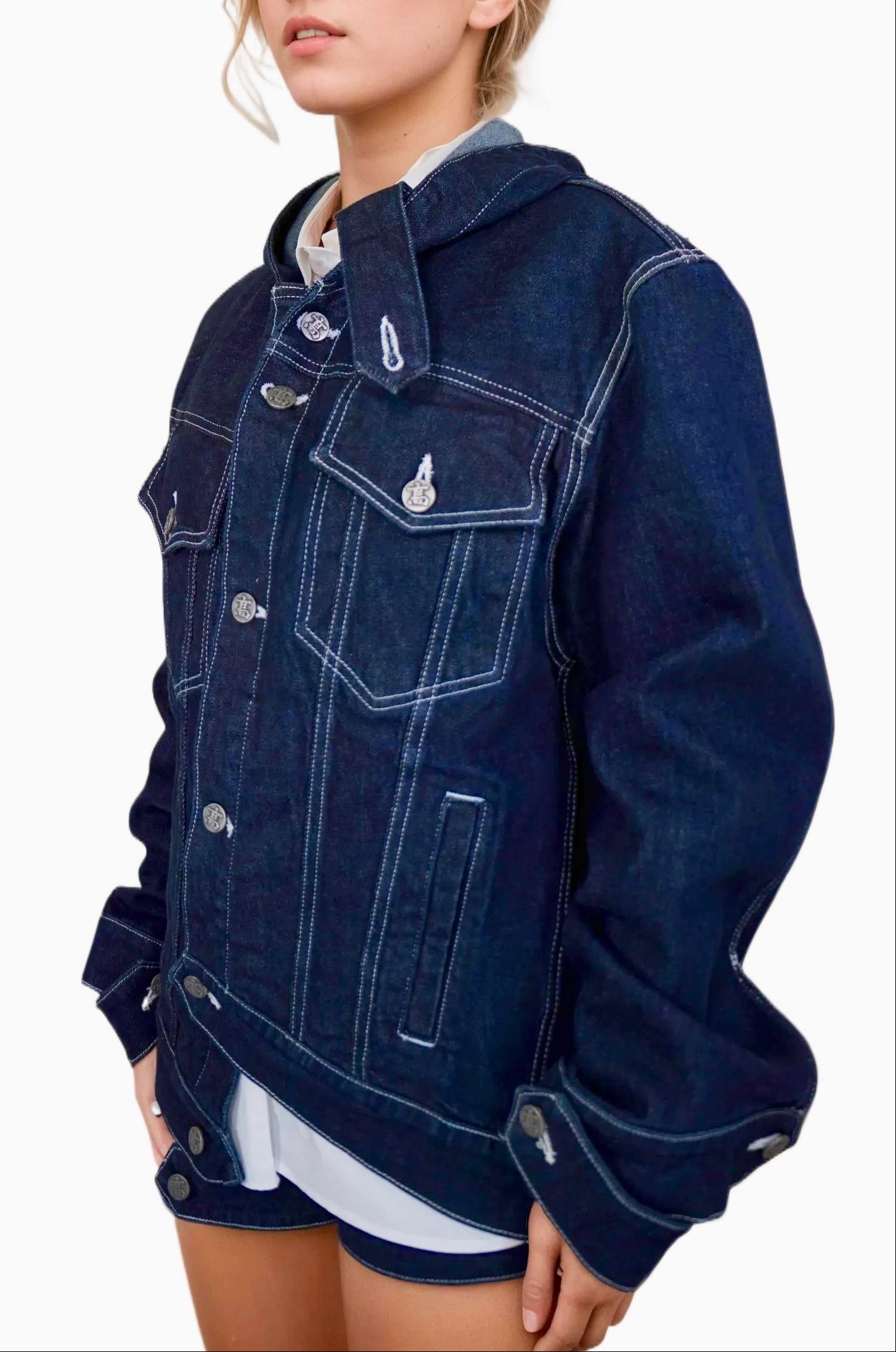 Hoodie Denim Jacket