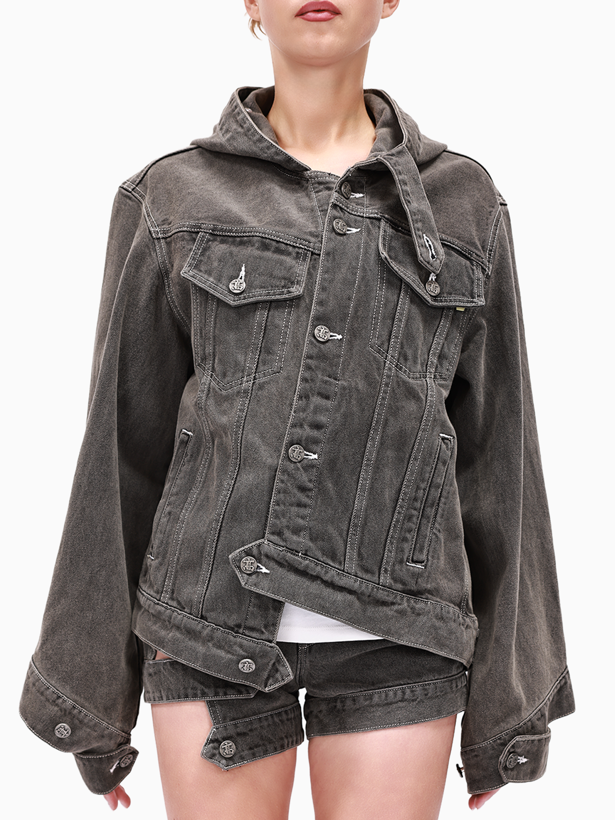 Hoodie Denim Jacket