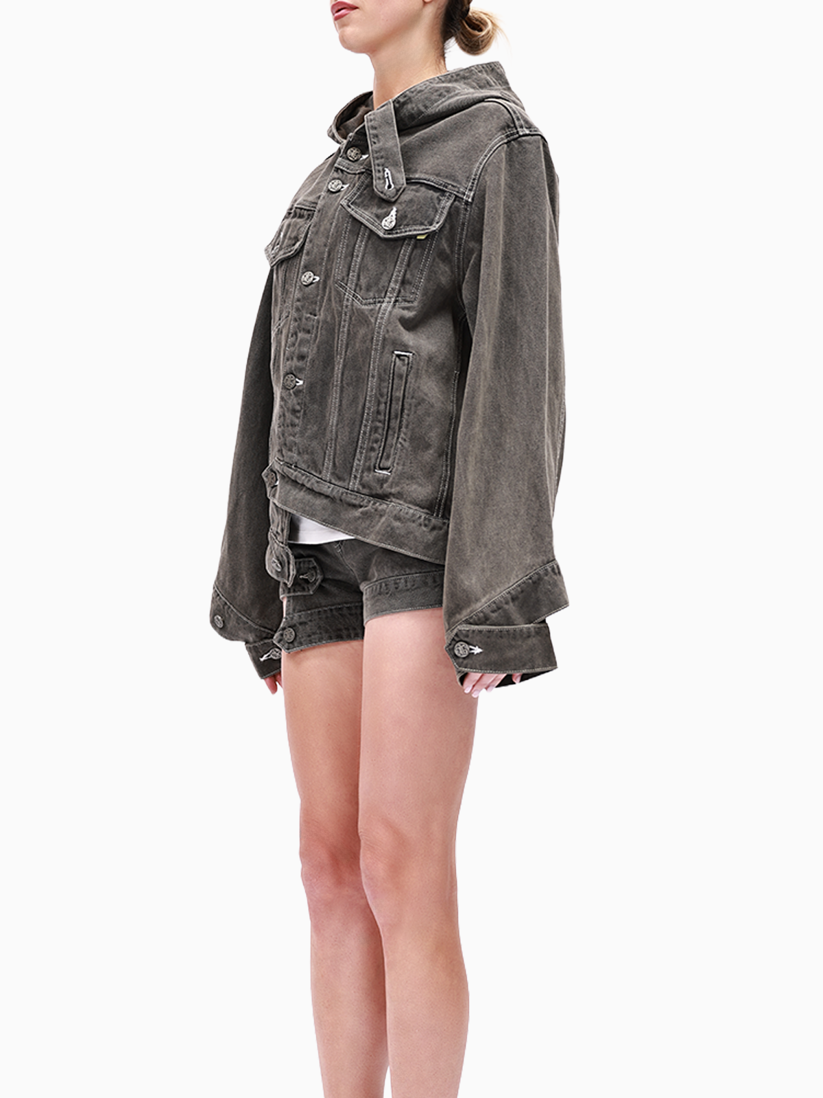 Hoodie Denim Jacket