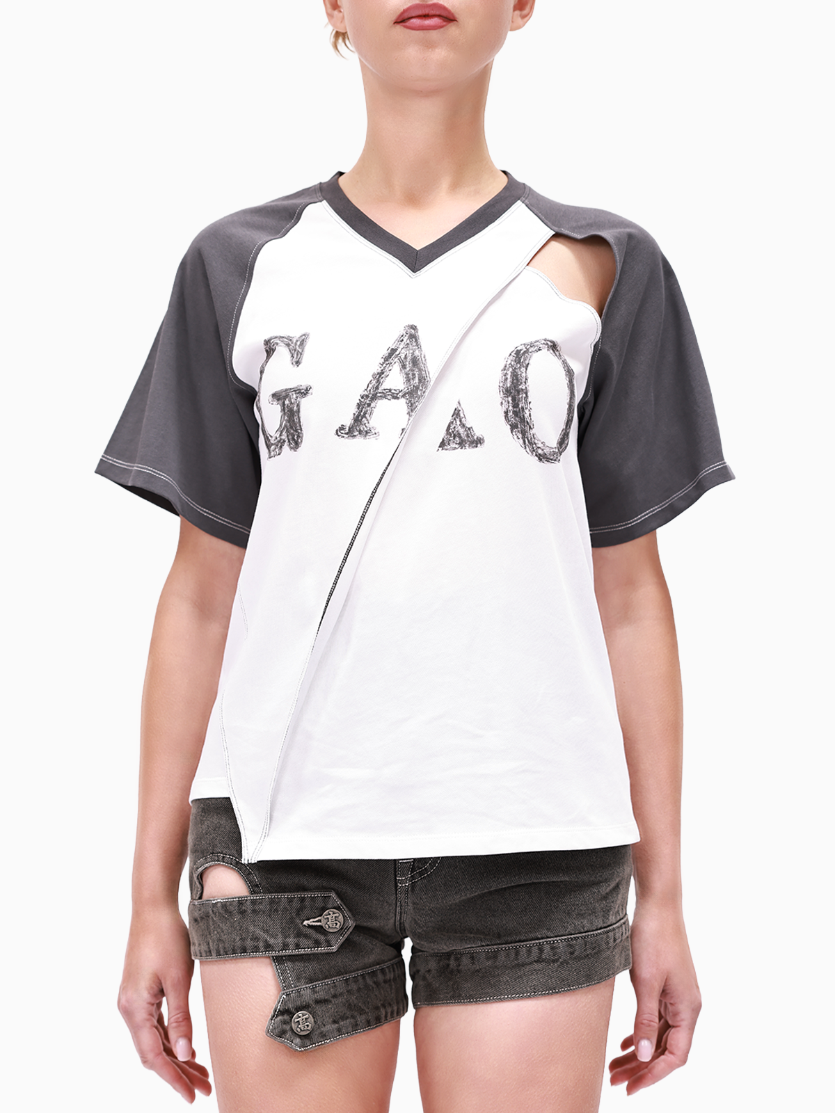 V-Neck Varsity Tee