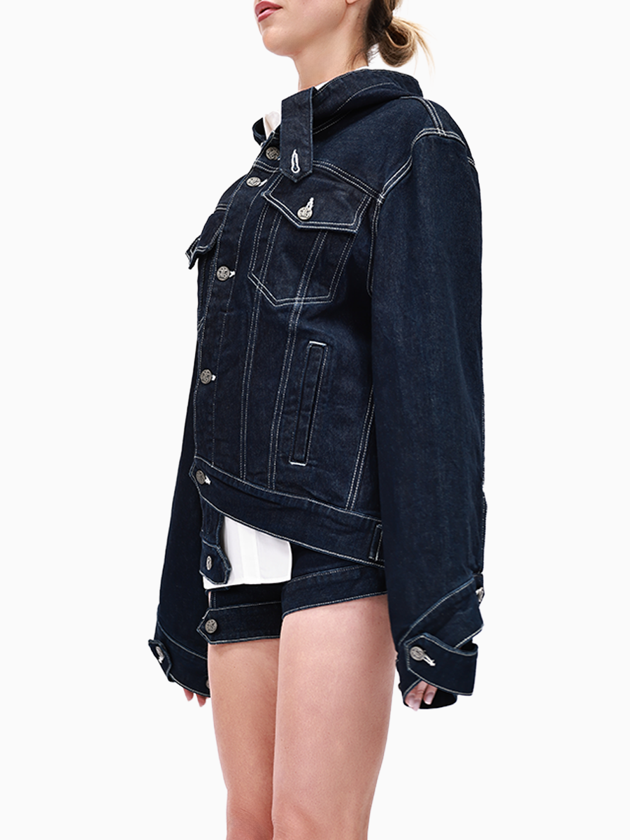 Hoodie Denim Jacket