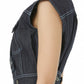 Indigo Denim Cropped Vest