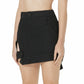 Black Denim Mini Skirt