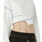 Ivory Crop Sweatshirt