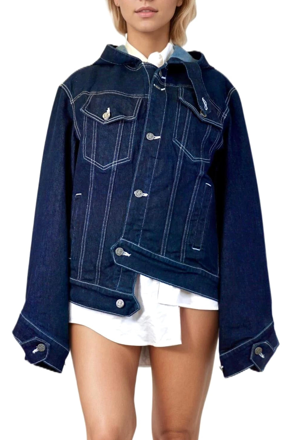 Hoodie Denim Jacket