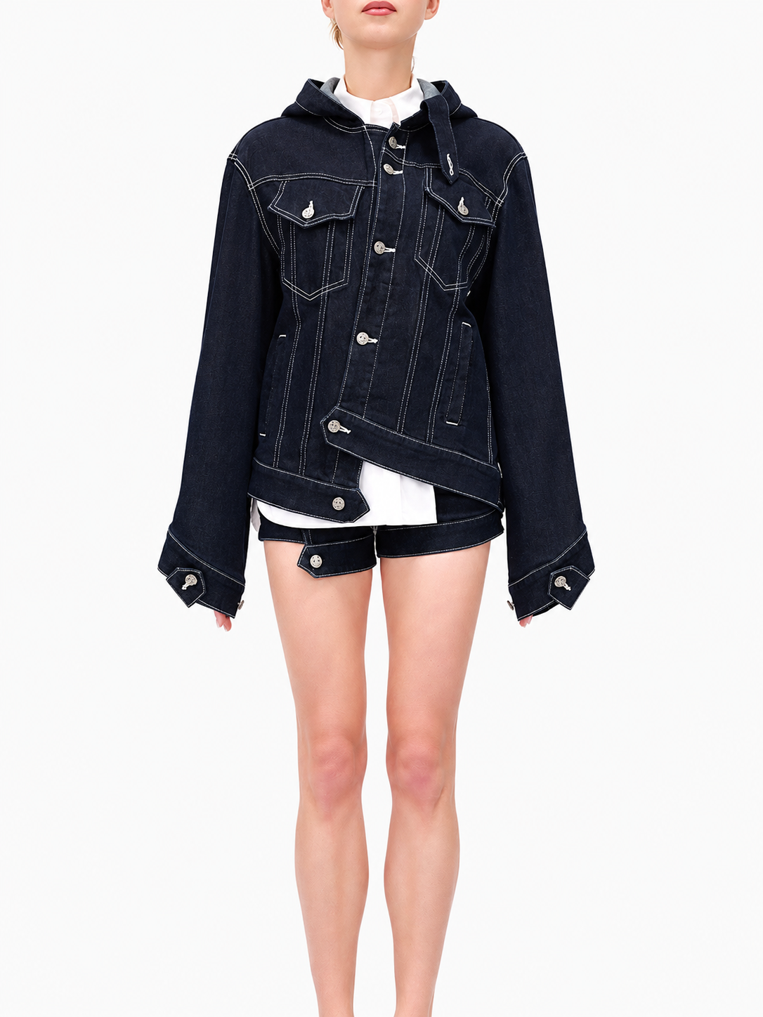 Hoodie Denim Jacket