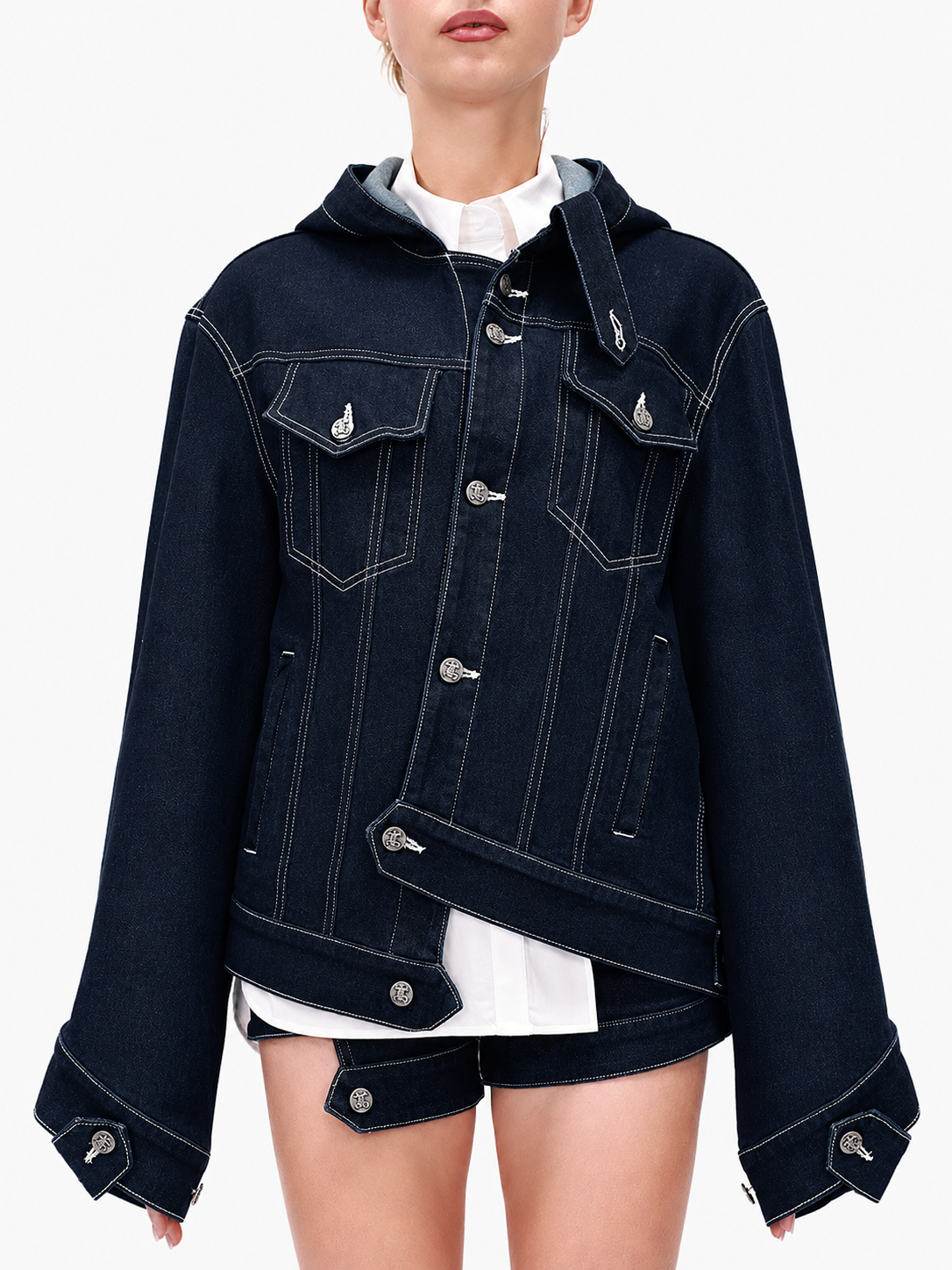 Hoodie Denim Jacket