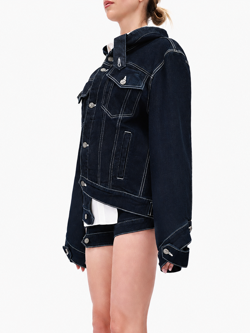 Hoodie Denim Jacket