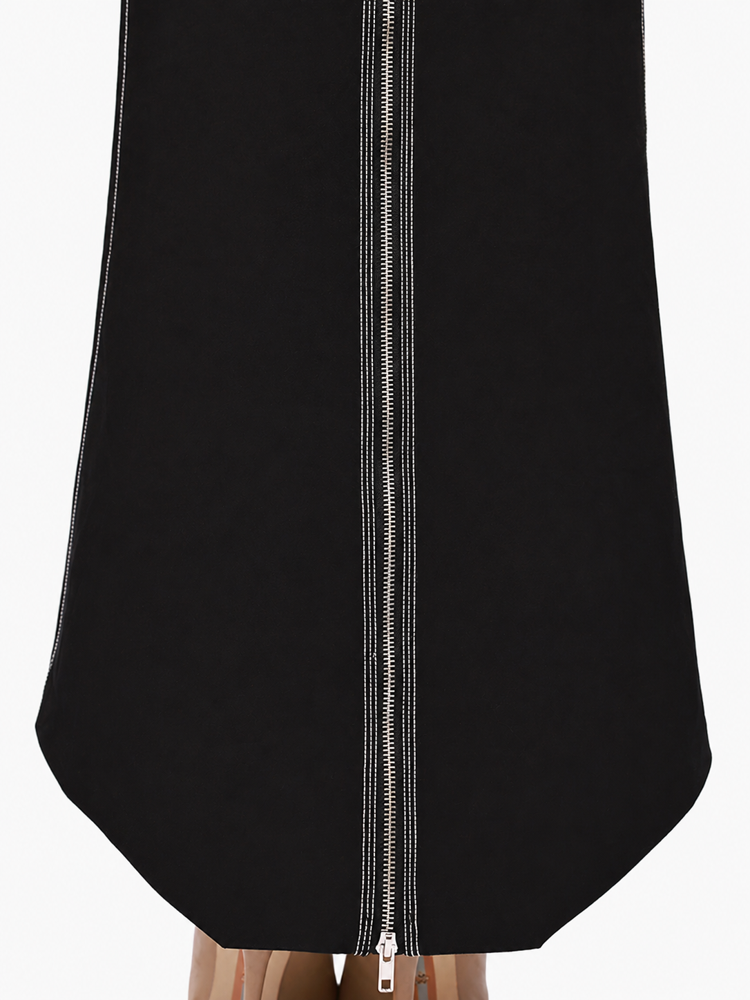 Long Zip Opera Skirt