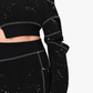 Cropped Snap Sleeve Sweatshirt