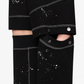 Cropped Snap Sleeve Sweatshirt