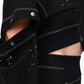 Cropped Snap Sleeve Sweatshirt