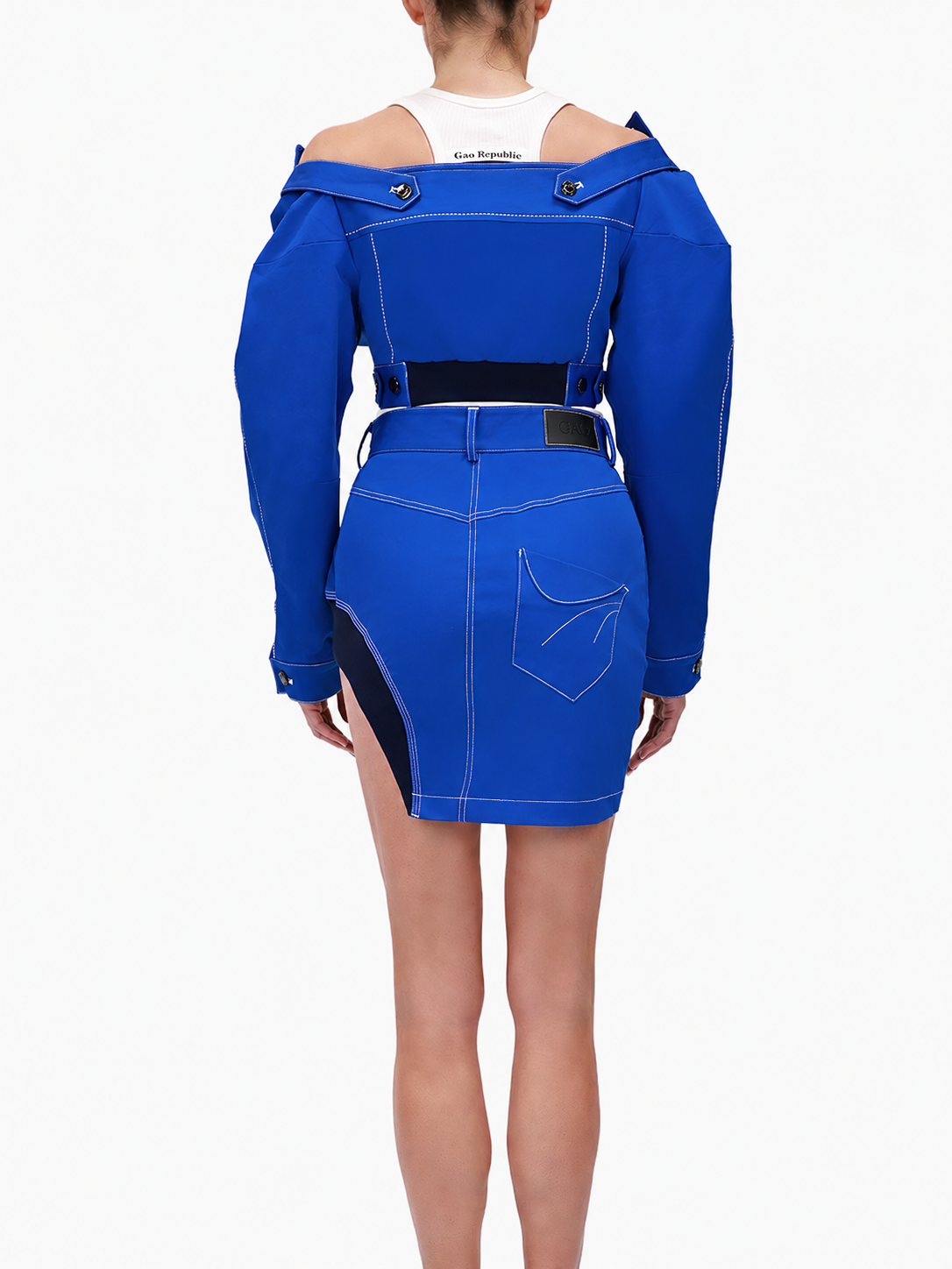 Waterfall Mini Skirt