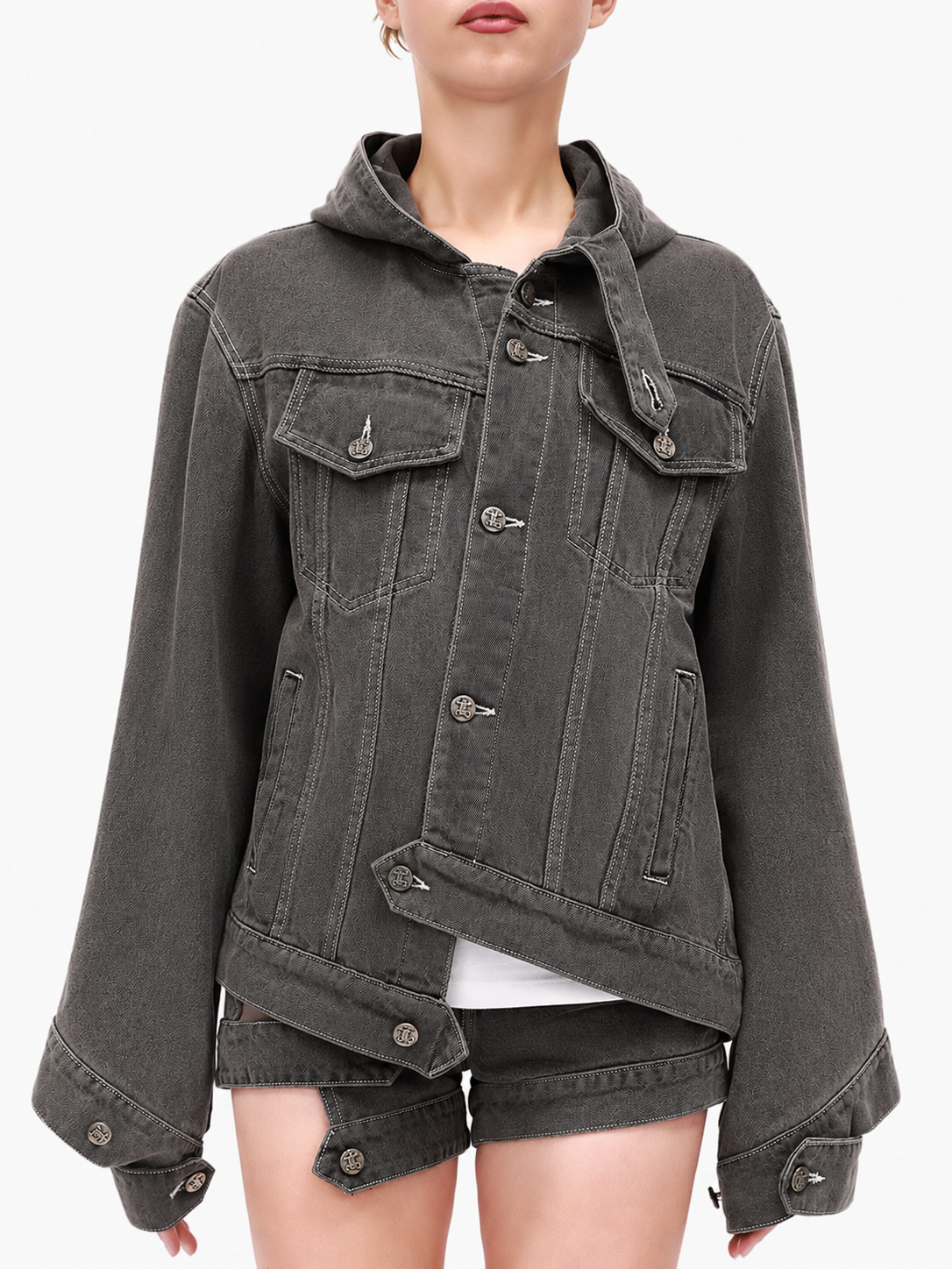Hoodie Denim Jacket