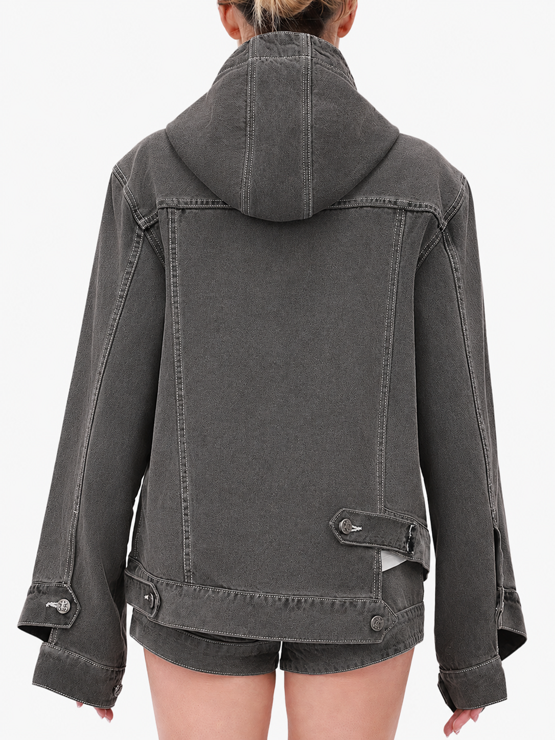 Hoodie Denim Jacket