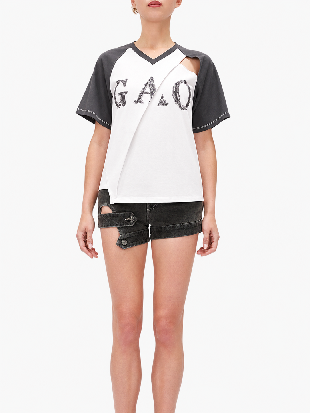 V-Neck Varsity Tee