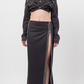 Long Zip Opera Skirt
