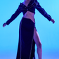 Long Zip Opera Skirt
