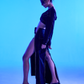 Long Zip Opera Skirt