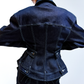 Indigo Denim Hi-Lo Jacket