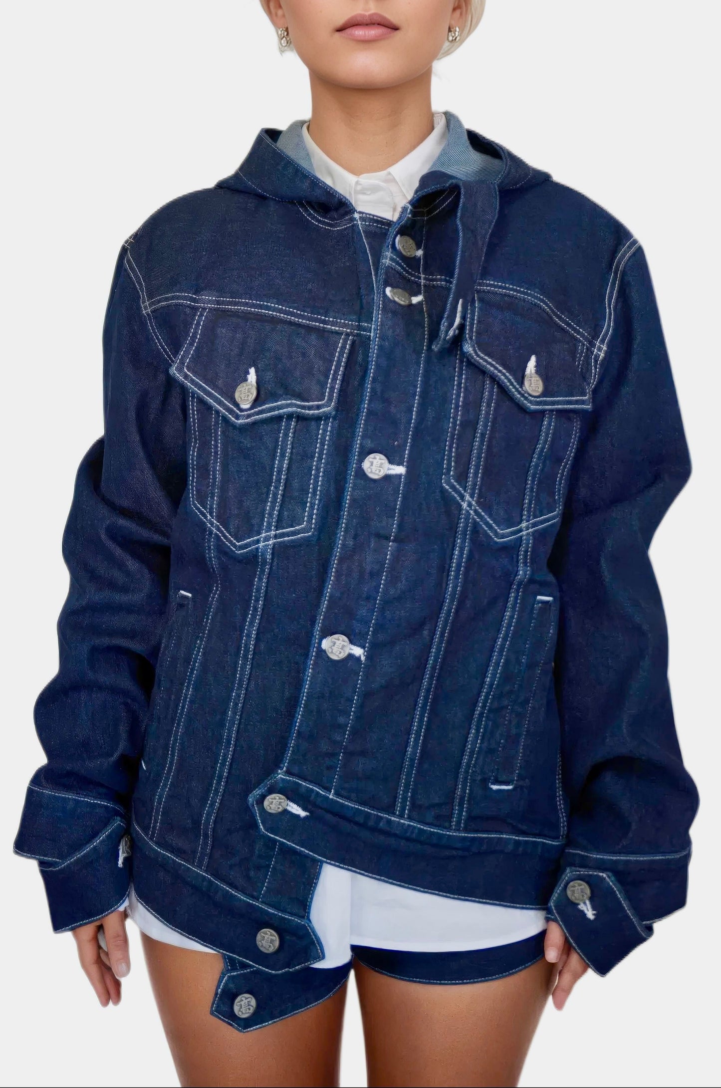 Hoodie Denim Jacket