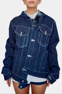 Hoodie Denim Jacket